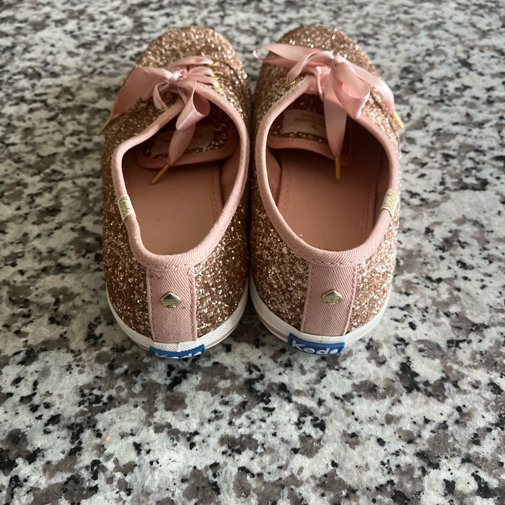 Keds x Kate Spade new york rose gold glitter sneakers‎ - Picture 4 of 5